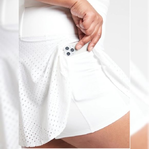 Athleta A-Game Skort 14" White - Picture 3 of 11